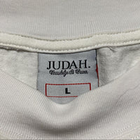 Judah Tribe White Yellow Green and Blue T Shirt (L)