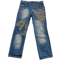Armani Jeans Vintage AJ Big Logo Stonewashed Jeans (34W)