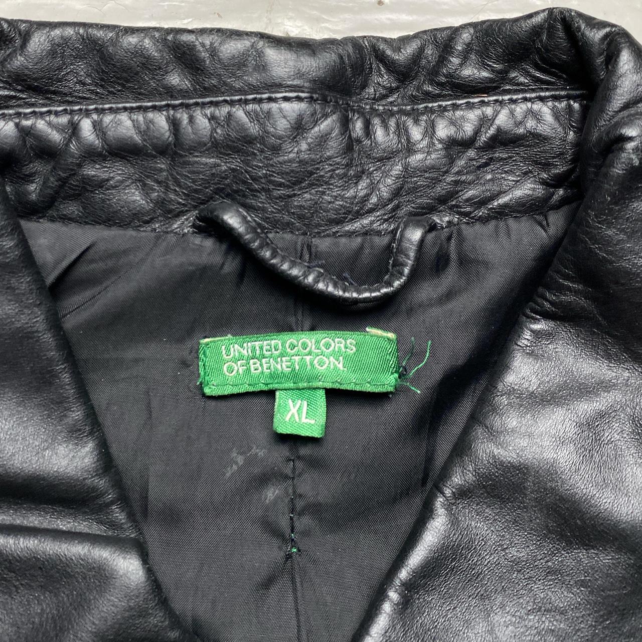 United Colours of Benetton Black Leather Jacket