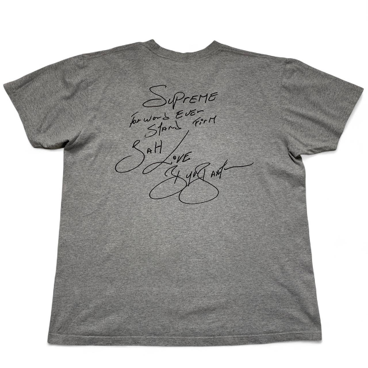 Supreme Buju Banton Grey Box Logo Picture T Shirt (L)