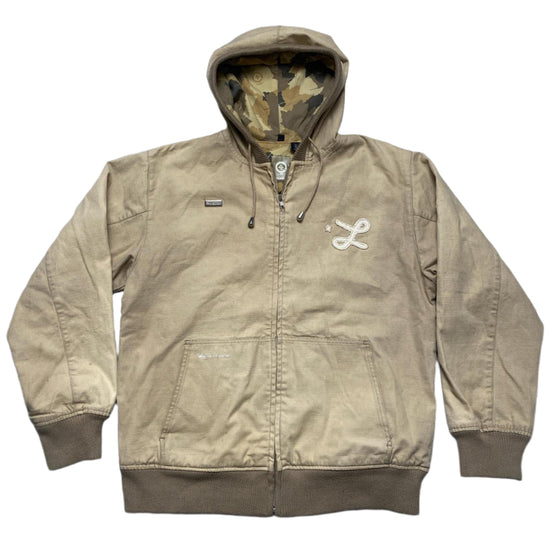 LRG Lifted Research Group Beige Khaki Workman Jacket (L)