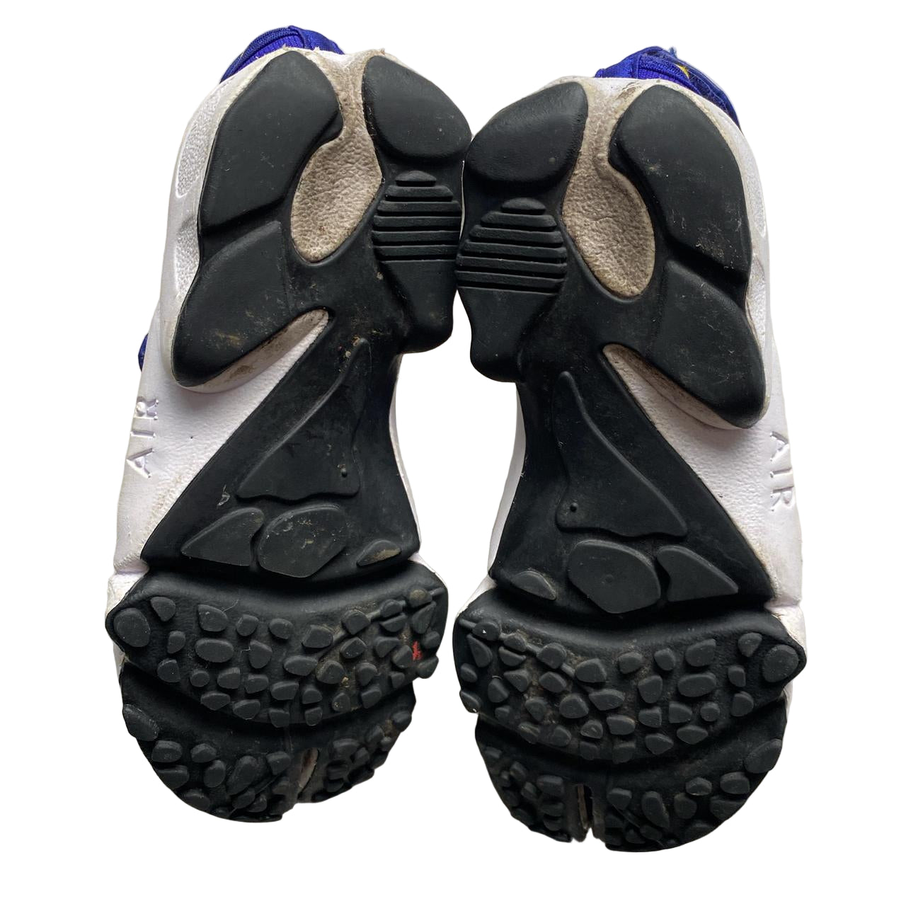 Nike Air Rift Tabi Split Toe Blue Yellow and Red (UK 3.5)