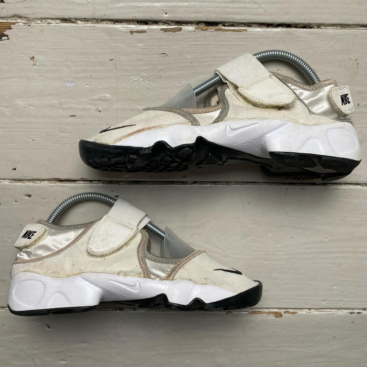 Nike Air Rift White and Black Non Tabi Toe