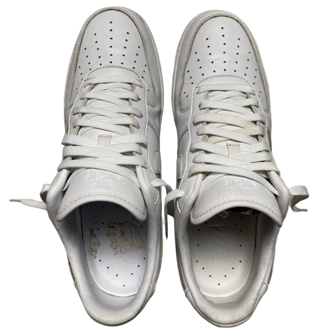 Nike Air Force 1 Premium Leather White (UK 11)