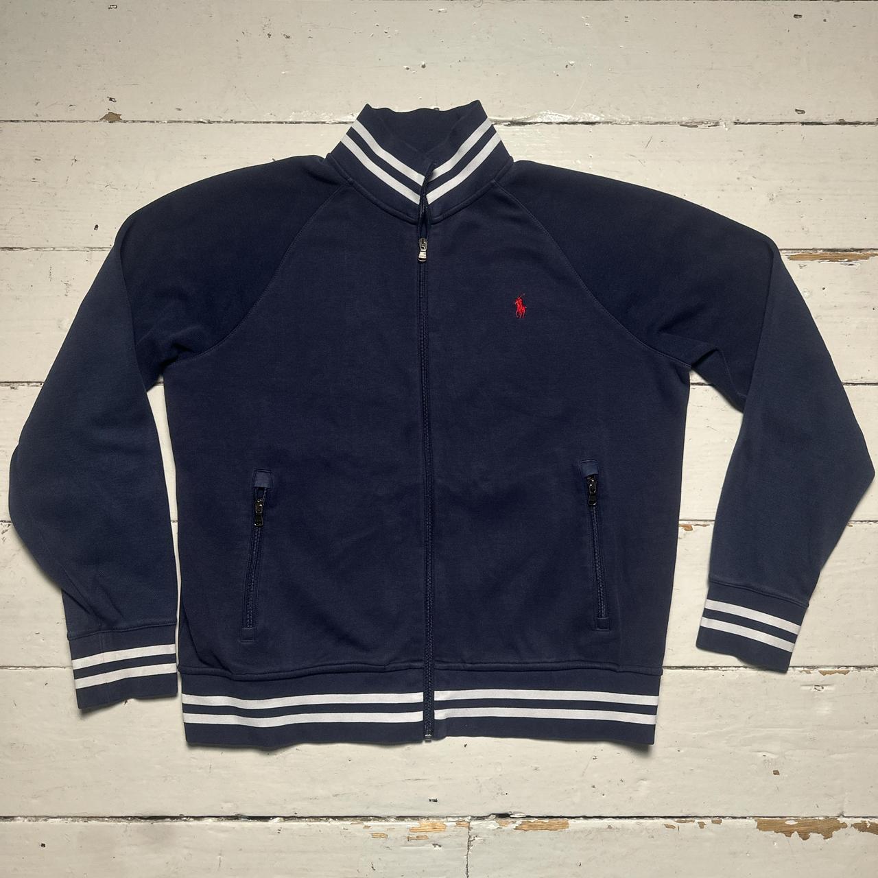 Ralph Lauren Polo Navy White and Red Pony Tracksuit Jacket Jumper