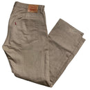 Levis 501 Beige Khaki Jean Trousers (36W)