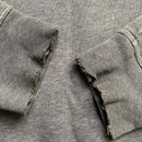 Nike Grey and White Swoosh Jumper (L)