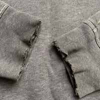 Nike Grey and White Swoosh Jumper (L)