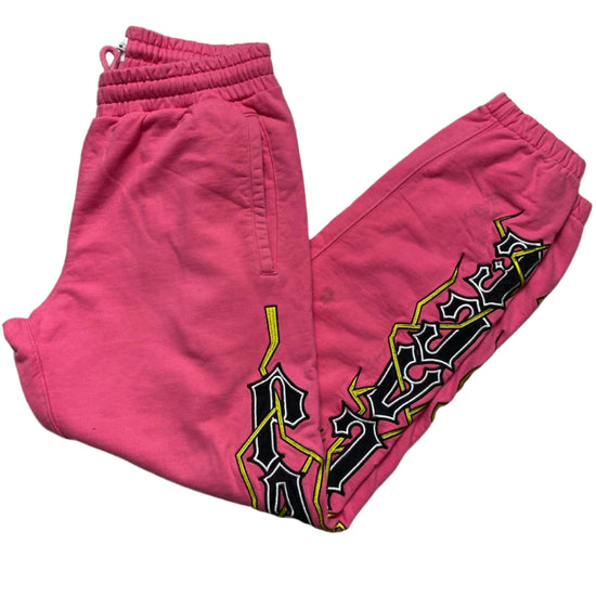 Palace Hesh Mit Joggers Pink Black and Yellow Joggers (M)