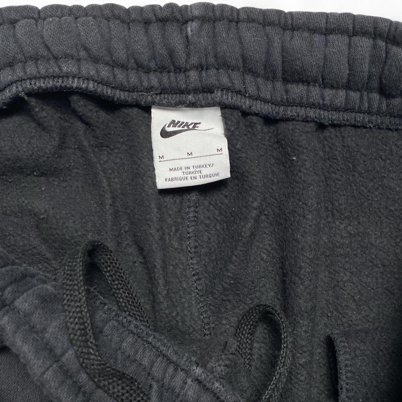 Nike Black White and Green Swoosh Joggers