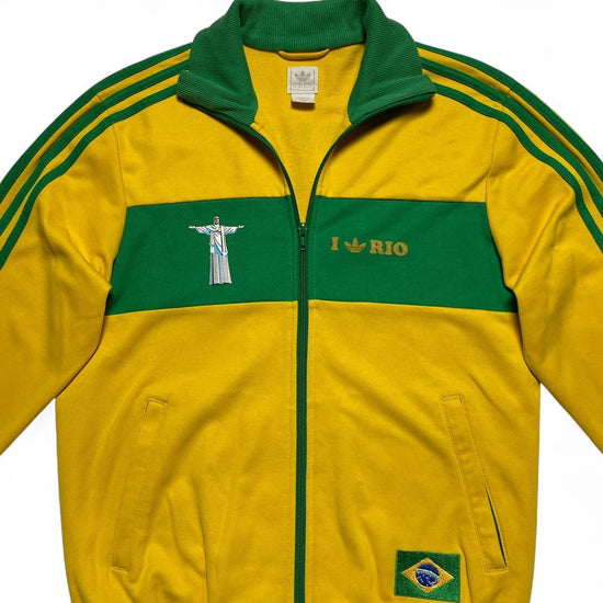Adidas Originals Brazil Rio De Janeiro Yellow and Green Tracksuit Jacket