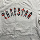 Trapstar Irongate Red and Grey Camouflage White T Shirt (L)