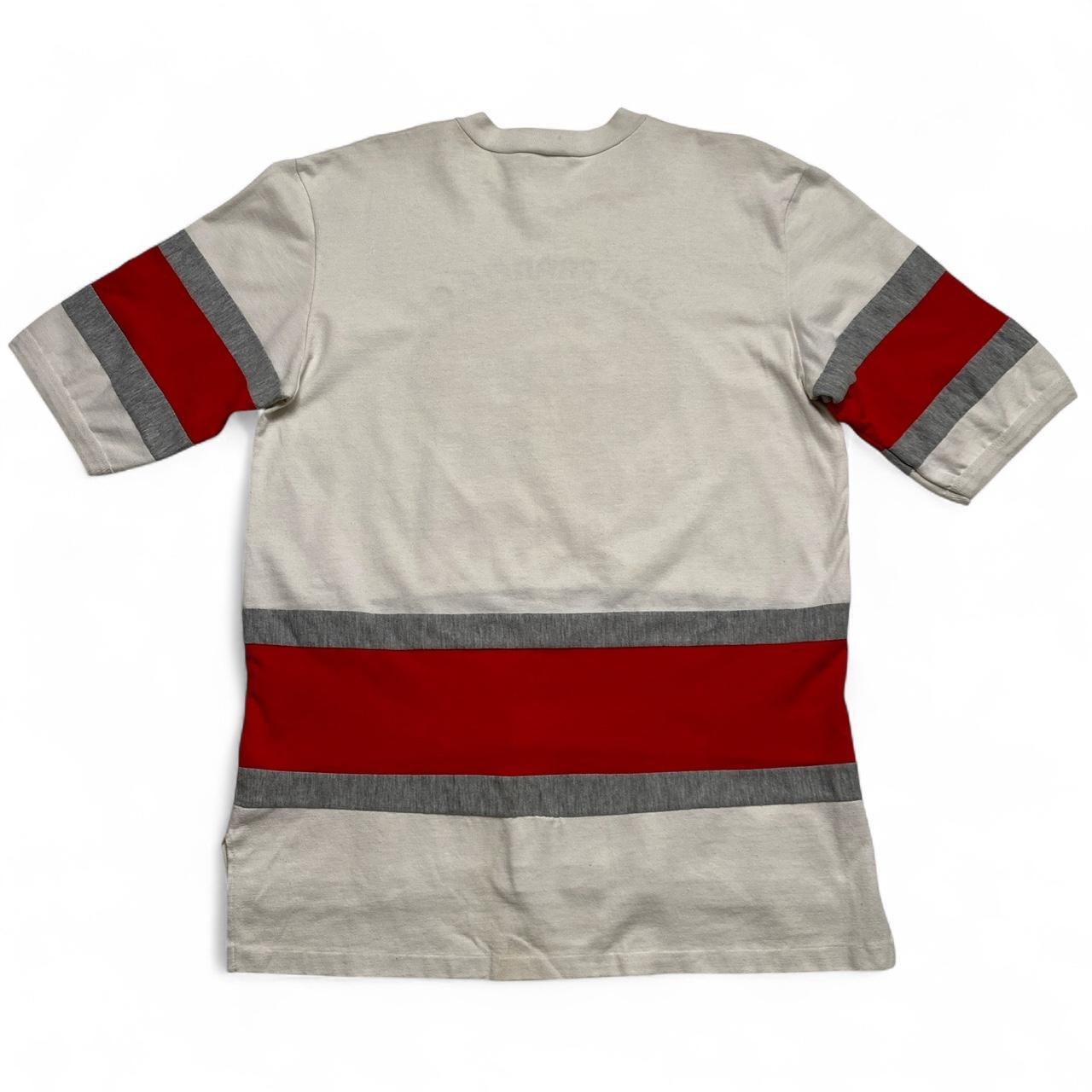San Francisco 49ers Vintage 90’s Nutmeg Red and White NFL T Shirt Jersey (L)