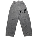 Cole Buxton Grey and Black Wool Baggy Joggers