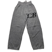Cole Buxton Grey and Black Wool Baggy Joggers