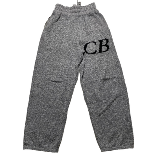 Cole Buxton Grey and Black Wool Baggy Joggers