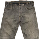 Levis 505 Vintage Distressed Grey Brown Shade Jeans (38W)