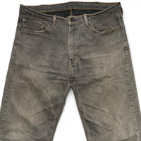 Levis 505 Vintage Distressed Grey Brown Shade Jeans (38W)