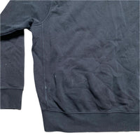 Nike Black and Blue Swoosh Hoodie (XL)