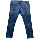 True Religon Tony Blue and Silver Horse Shoe Plaque Jeans (42W)