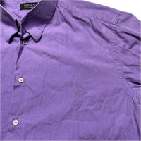 Versace Classic V2 Vintage Purple Long Sleeve Shirt (M)
