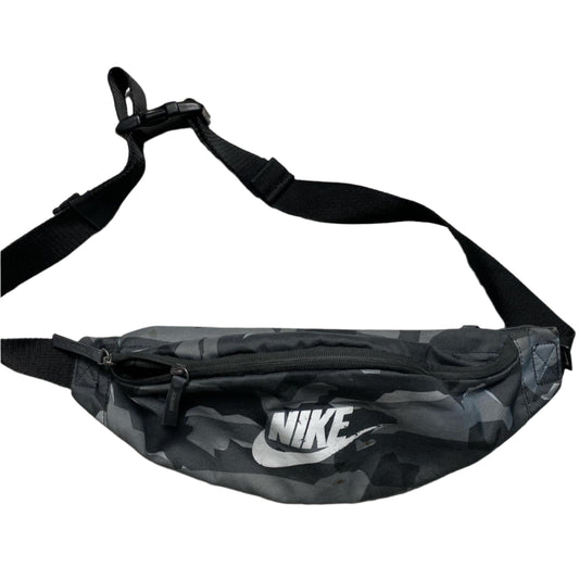 Nike Black Camouflage and White Pouch Fanny Pack Bag