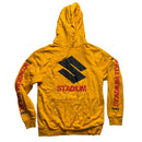 Justin Bieber Stadium Tour 2017 Hoodie Yellow and Black (M)