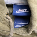 Nike Olive Green and Black Swoosh Hoodie (L)