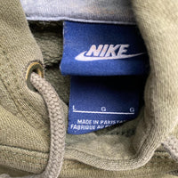 Nike Olive Green and Black Swoosh Hoodie (L)