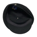 Kangol Black Wool Spitfire Flat Cap