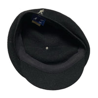 Kangol Black Wool Spitfire Flat Cap