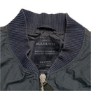 AllSaints Black Bomber Jacket (2XL)