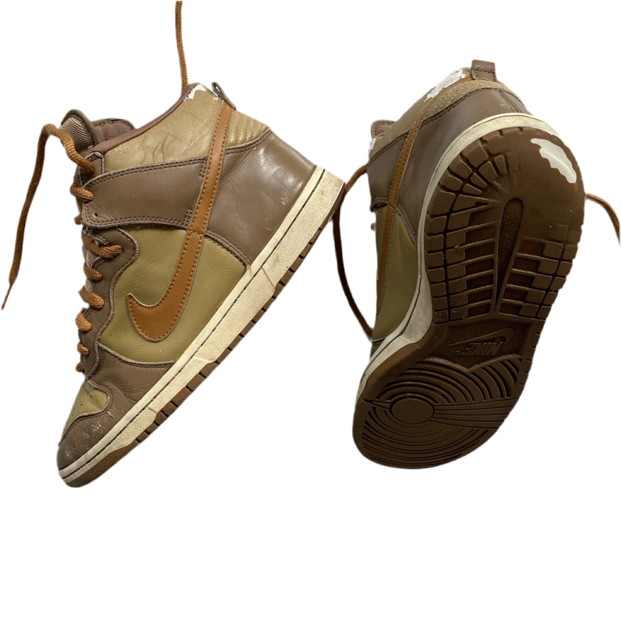 Nike Dunk Hi Vintage 2003 Maple Hay Taupe Brown (UK 10)