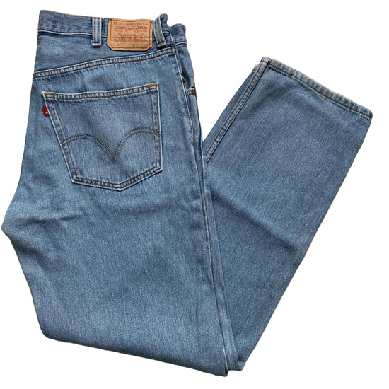 Levis 505 Light Blue Baggy Jeans (38W)