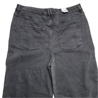 Good American Black Baggy Flared Jeans (14)