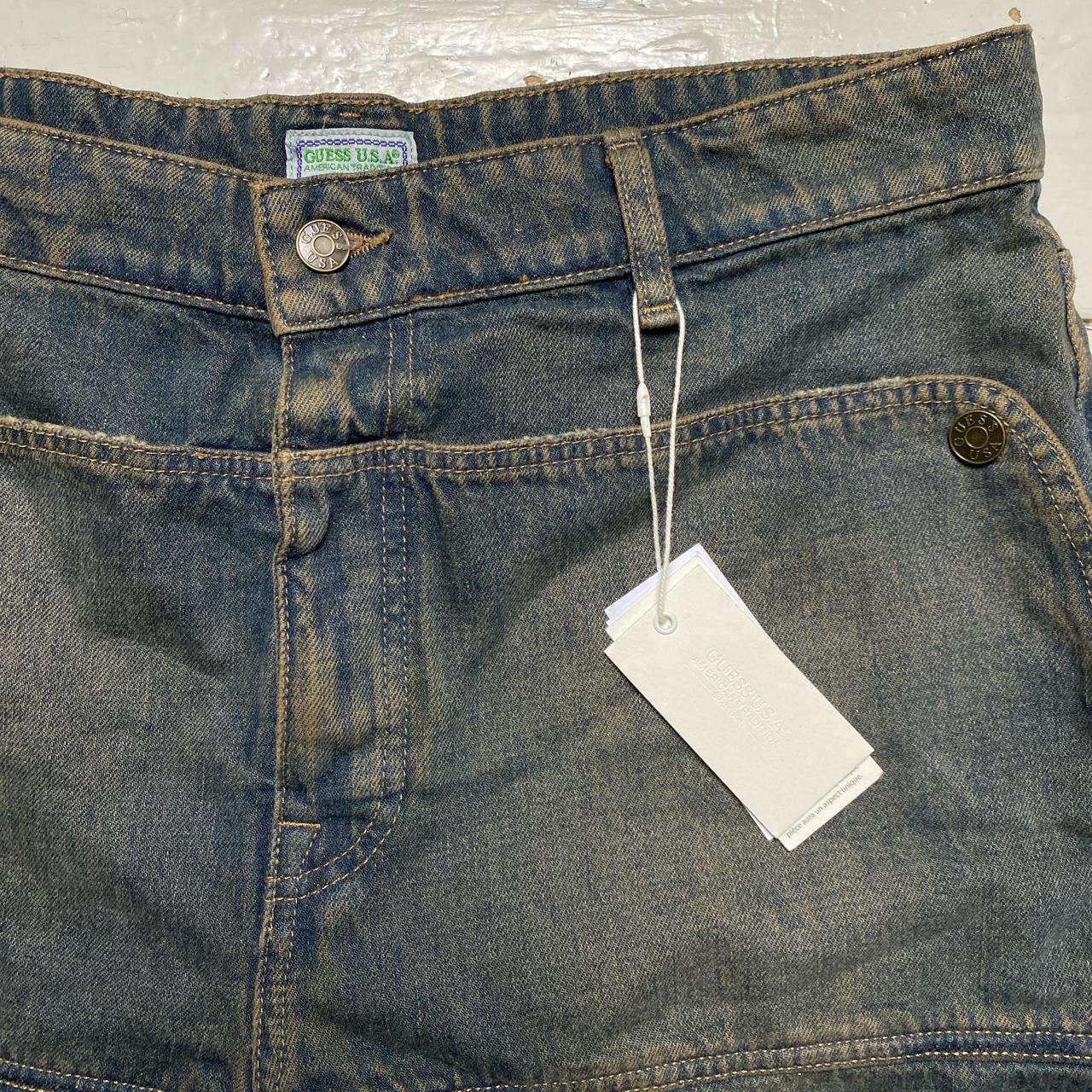 Guess Baggy Big Pocket Jort Jean Shorts