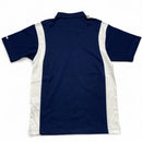 Nike Tennis Vintage Y2K Navy and White Polo Shirt (XS)