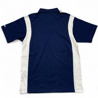 Nike Tennis Vintage Y2K Navy and White Polo Shirt (XS)