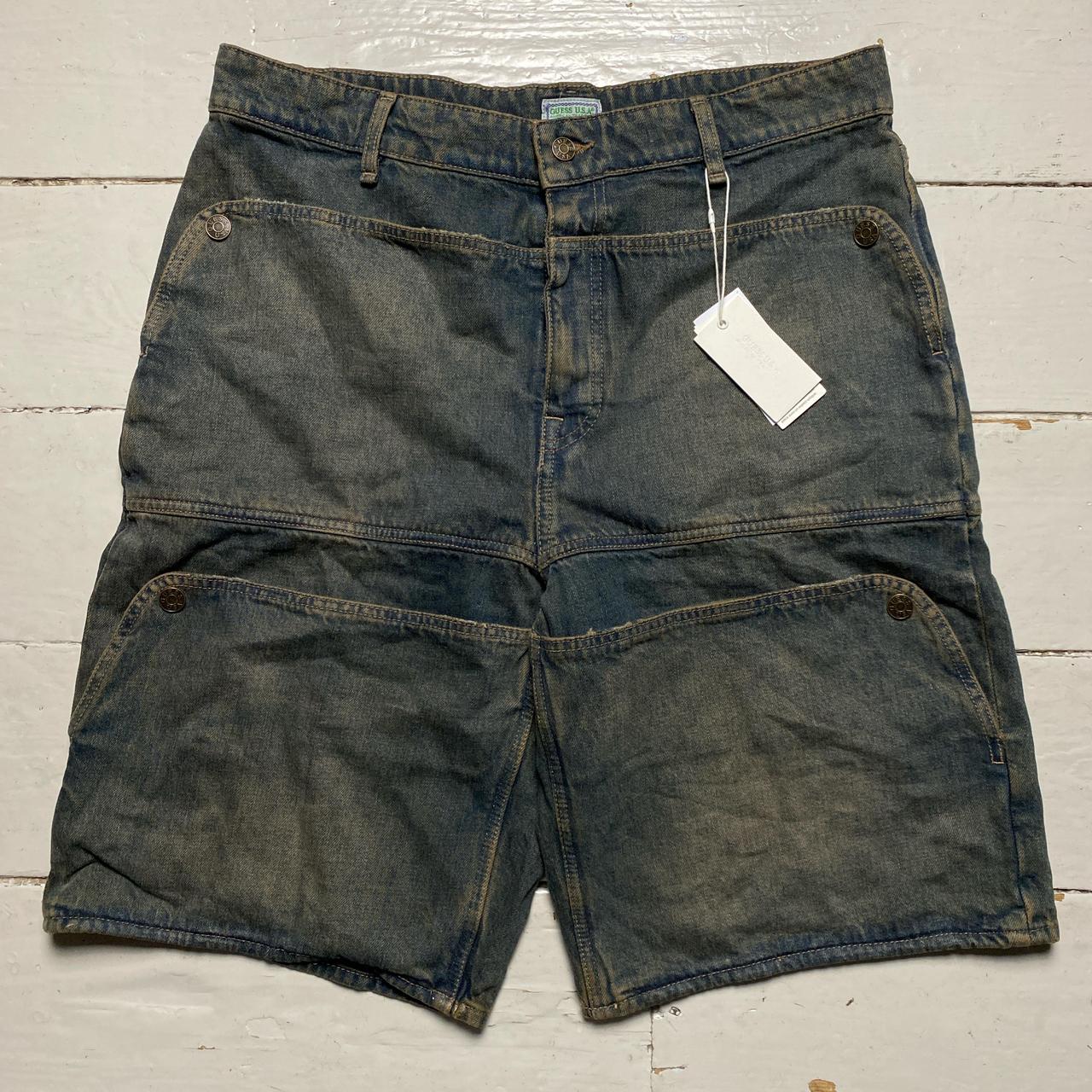 Guess Baggy Big Pocket Jort Jean Shorts