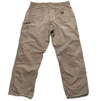 Carhartt Vintage Workwear Khaki Sand Carpenter Cargo Trousers (36W)