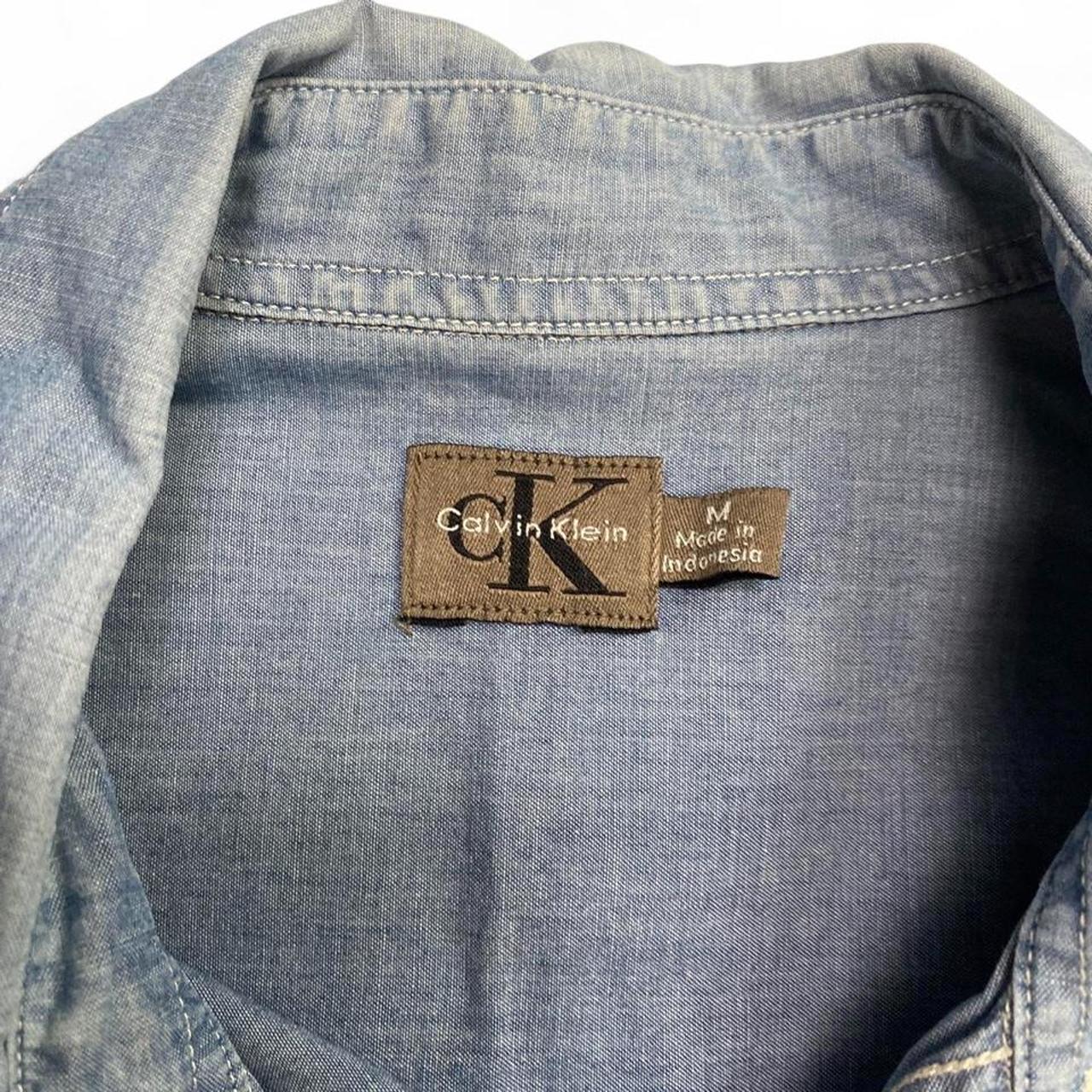 Calvin Klein Blue Long Sleeve Shirt (M)
