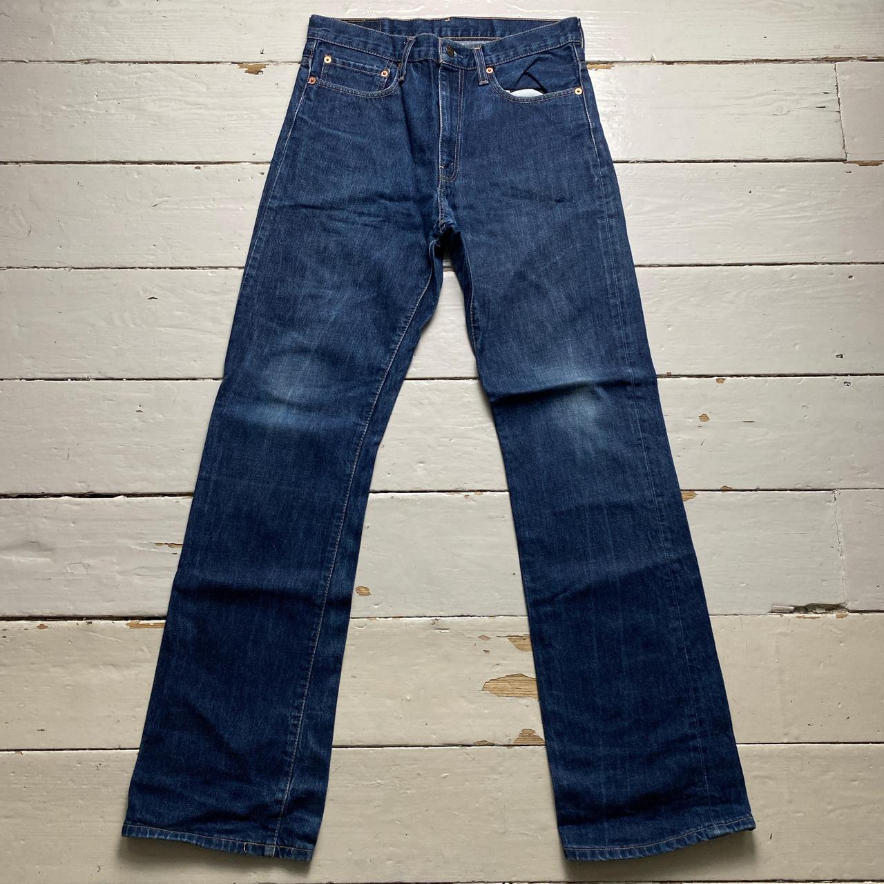 Levis 401 Navy Vintage Baggy Jeans