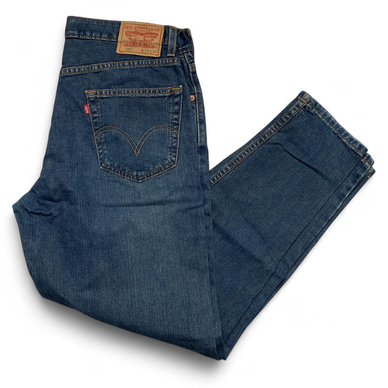 Levis 550 Navy Baggy Vintage Jeans