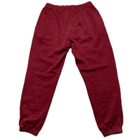 Nike Club Swoosh Spellout Burgundy Joggers (L)