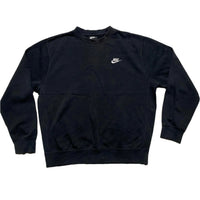 Nike Black and White Swoosh Jumper (M)