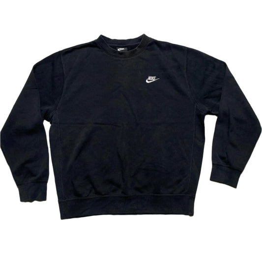 Nike Black and White Swoosh Jumper (M)