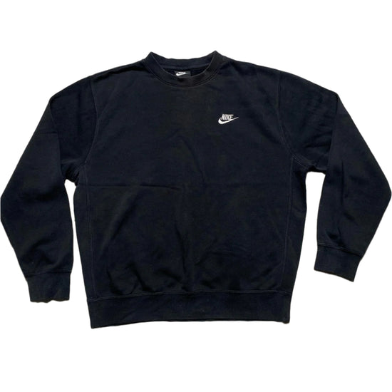 Nike Black and White Swoosh Jumper (M)