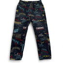 Moschino Casino Vintage 90’s Multi Print Jeans Trousers (34W)