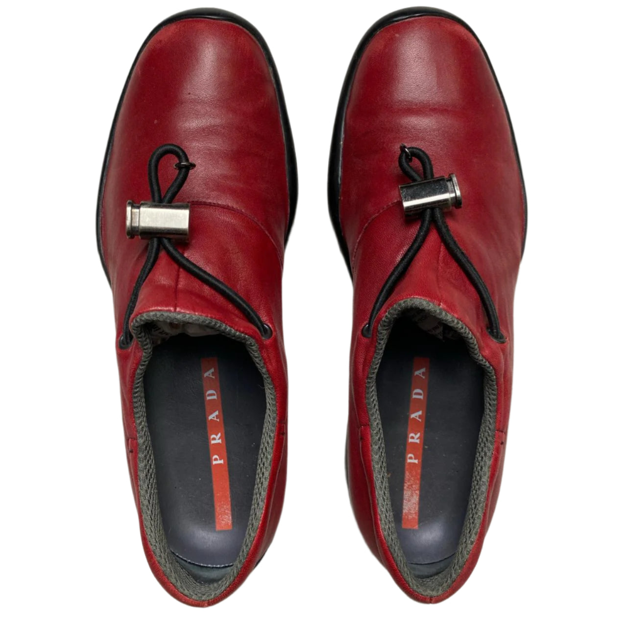 Prada Vibram Red Womens Cup Style Trainers (UK 5)