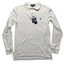 Polo Ralph Lauren White an Blue Long Sleeve Polo Shirt (L)